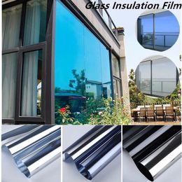 Autocollants de fenêtre 9 couleurs 30/40 / 50 cm d'intimité CHAMBRE BALCON BALCON EMPROVE ANTI-UV Protection Soleil Isolation Film Verre