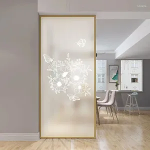 Raamstickers Badkamer Glasfolie Anti-glare Gluren Transparant Ondoorzichtig Frosted Slaapkamer Schaduw