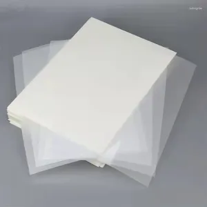 Pegatinas para ventanas BHUNITY 100 hojas DTF Transfer Film Paper 75U Espesor Impresión PET transparente
