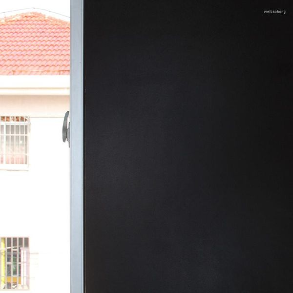 Autocollants de fenêtre noir étoile papier auto-adhésif Film de verre Opaque maison crème solaire pare-soleil chambre chambre balcon