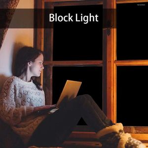 Stickers de fenêtre Blackout Film statique Cling tent Light Blocking Verre pour le rejet de chaleur de la nuit de la NO