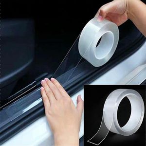 Autocollants de fenêtre Porte de voiture Protecteur Protecteur Universal Sticker Anti Scratch Transparent Film Protection Style Auto Accessoires