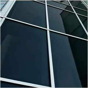 Stickers de fenêtre Film intimité de jour et contrôle solaire noir (très sombre) - 36 pouces x 100 pieds