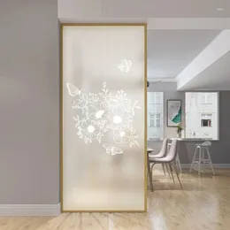 Raamstickers Glas Anti-glare Film Badkamer Balkon Schuifdeur Transparant Ondoorzichtig Gluren Schaduwsticker