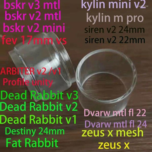 Pegatinas para ventana, película decorativa para el hogar, herramienta de bricolaje, tubo de vidrio para Zeus X Mesh Kylin M Pro Bskr V3 Mini V2 Dvarw Mtl Fl Dead Rabbit 3