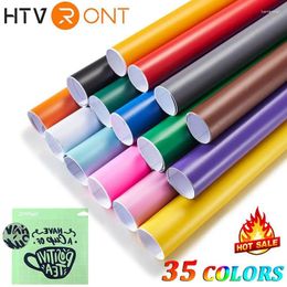 Vensterstickers Htvront 12 "x 10ft Glanzende permanente lijmrol Zelfklevende film voor Cricut Craft Art Sign Cup Decal Windows Glass