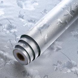 Vensterstickers keukenolie olie-proof zelfklevende anti-fouling high-temperatuur aluminium folie waterdichte behangkast contactpapier