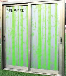 Pegatinas de ventana, cubierta esmerilada de color de algodón transparente claro, película de privacidad decorativa estática sin pegamento, alta seguridad, 45/60cm