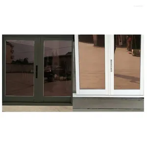 Autocollants de fenêtre à sens unique Miroir Thermal Film Daytime Confidentialité statique Statique non adhésive Contrôle de chaleur Décorative Anti-UV Tint pour la maison