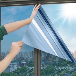 Raamstickers One Way Privacy Film Isolatie Transparant Hoge hitte afwijzing Cut 200CM Drop Ship