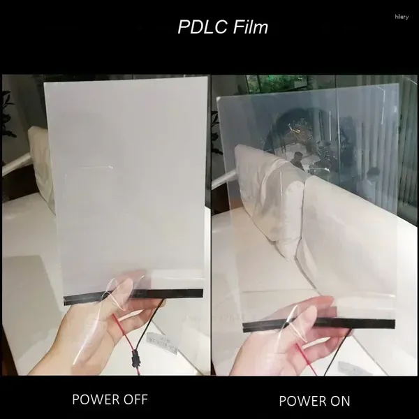 Stickers de fenêtre PDLC Film Smart Verre électrochromique TINT AVEC LA TAILLE CUSTUMÉ DÉTÉ CHITABLE