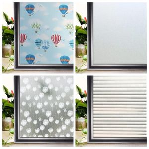 Stickers de fenêtre Film d'intimité Film Grosted Glass Self Adhesive UV Blocking Clings Opaque Sticker For Home