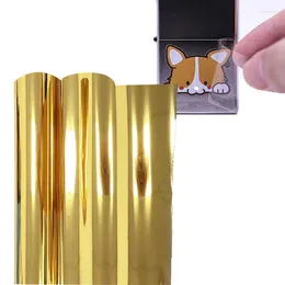 Vensterstickers PVC HTV Heat Transfer Film Gold Stamping Foil voor advertentie /shirt /zakken afdrukken