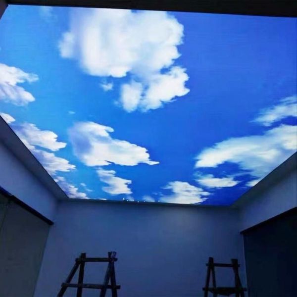 Autocollants de fenêtre Film auto-adhésif Opaque ciel nuage vitrail intimité chambre cuisine balcon décoratif Vinile240r