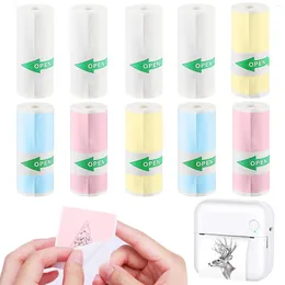 Pegatizas de ventana Cinta de transferencia de silueta 10 de papel termal self Mini pinter (57 x 25 mm) para niños