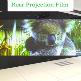 Windowstickers Sunice 1,52x2m Top Grade advertentie holografische achterlijmfilmprojectie 3D -scherm voor winkeldisplay tentoonstelling