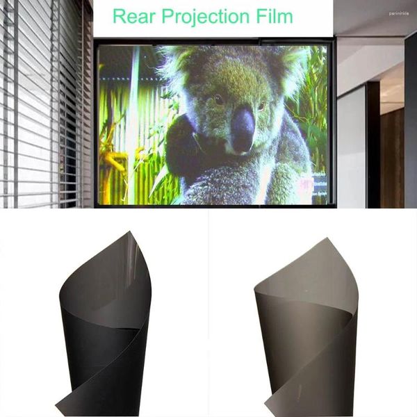 Pegatizas de ventana Sunice 3D Pantalla holográfica Proyección Auto adhesivo trasero Video de películas al aire libre para el teatro de proyectores
