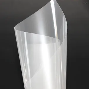 Autocollants de fenêtre Sunice Clear 3D Holographic arrière Projection Film Projecteur Projecteur Écran transparent pour l'affichage de l'atelier de maison 152cmx30cm / 50cm