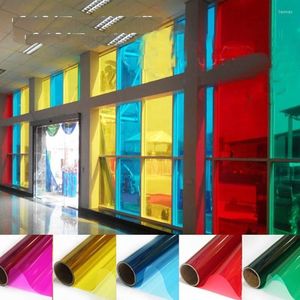 Raamstickers Sunice -film kleurrijke transparaent woningbouw glazen tint warmtebestrijding decoratieve folies sticker seld lijm 50 cmx200 cm
