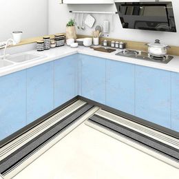Raamstickers waterdicht en olie-proof zelfklevende keukenkast deur renovatie modern ondoorzichtige platte muur thuisdecor