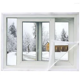 Stickers de fenêtre Film d'hiver PVC PVC Énergie personnalisée décorative Verre transparente douce pour rideau pour le vent.