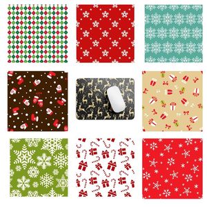 Autocollants de fenêtre xfx Christmas Infusible Sublimation Fiche de transfert 12 