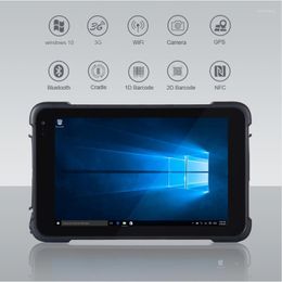 Windows 10 imperméabilisent la tablette rocailleuse de scanner industriel de code barres du PC 2G RAM 64G ROM d'IP67