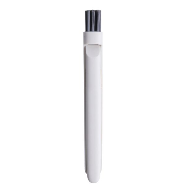 Brosse de nettoyage de rainure de rainure de fenêtres, brosse de fente avec pelle à poussière, outil de nettoyage de clavier de haute qualité WH0583