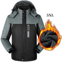 Coupe-vent 2020 hiver Parkas nord vestes hommes Plus velours extérieur chaud manteau décontracté hommes vêtements étanche escalade Streetwear1