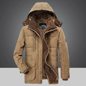 Coupe-vent polaire veste hommes chaud épais coupe-vent militaire manteaux hiver à capuche Parkas vêtements d'extérieur pardessus vêtements