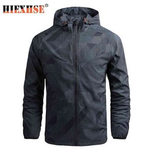 Coupe-vent Veste Hommes Imperméable Respirant Parka Marque Casual Sports En Plein Air Manteau Mâle WindJacket Hardshell Wind Jacket Hommes 210819