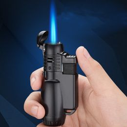 Windproof Torch Cigarette Cigar Lighter Jet Butane Metal Turbo Lighter Outdoor Portable Spray Gun 1300 C Gadgets For Men