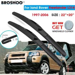 Ruitenwissers Auto Wisser Voor Land Rover Freelander L314 22 "+ 20" 1997-2006 Auto Voorruit ruitenwissers Blades Venster Wassen Armen Q231107