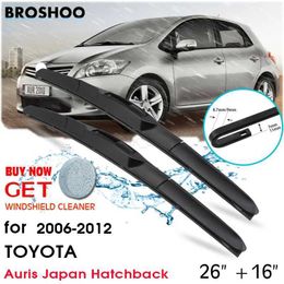 Ruitenwissers Auto Wisser Voorruit Voorruit Ruitenwissers Blades Accessoires Voor TOYOTA Auris Japan Hatchback 26 "+ 16" 2006-2012L231153