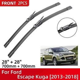 Balais d'essuie-glace avant pour Ford Escape Kuga 2013-2018 pare-brise fenêtre 28"+28" 2013 2014 2015 2016 2017 2018 Q231107