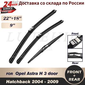 Limpiaparabrisas Limpiaparabrisas Delantero Trasero Juego De Escobillas Para Opel Astra H GTC 3 Puertas Hatchback 2004-2009 2005 2006 2007 Parabrisas Parabrisas 22