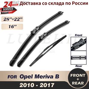 Limpiaparabrisas Limpiaparabrisas Delantero Trasero Juego De Escobillas Para Opel Meriva B 2010 2011 2012 2013 2014 2015 2016 2017 Parabrisas 28