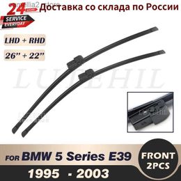 Essuie-glaces Balais d'essuie-glace avant pour BMW série 5 E39 525i 528i 530i 540i M5 pare-brise pare-brise fenêtre avant 26"+22" Q231107