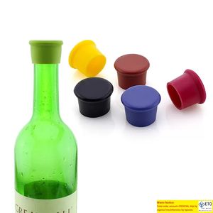 Bouchon de bouteille de vin Conservation en silicone de qualité alimentaire Bouchons de vin Cuisine Vin Champagne Bouchon de liège Fermetures de boissons Bar Tool DBC