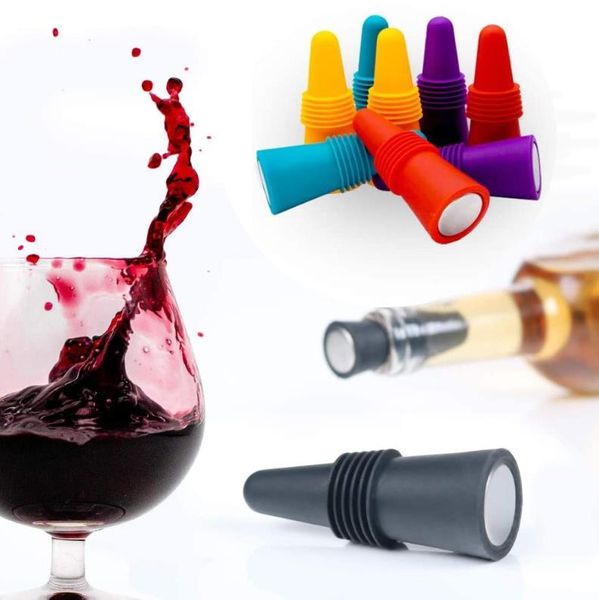 Tapón para botella de vino, bomba de vacío para vino, Bar, tapones para botellas, champán, botella de vino tinto, tapa sellada, utensilios para bebidas de cocina