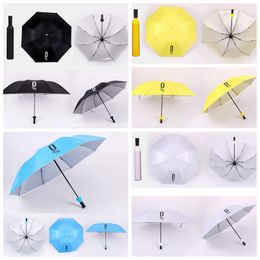 Wijnfles Paraplu Opvouwbare Creatieve Reizen Regen UV Zilveren Colloid Gear Adverteren Custom Sunshade Kids Rainy Sunny Paraplu Gifts D6920