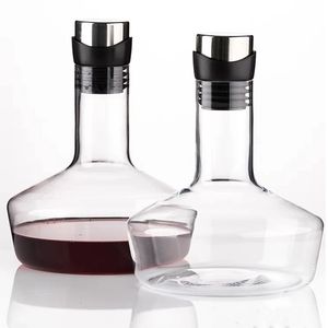 Wine Decanter For Air Airer SPOUT LOODFREE CRYSTAL CLEAR GLAS ROOD ROOD SAPEN JUICE CONTAINER DEKENDER 240415