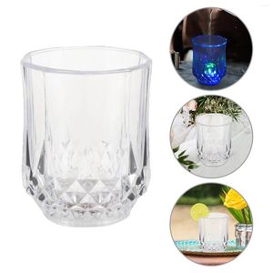 Verres à vin 10 pièces tasse d'ananas en plastique whisky eau coloré Flash boire enfant multicolore épais gargarisme S