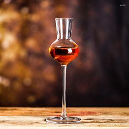 Casas de vino 140 ml Escocia Whisky Ofro de cristal Copa Whisky Aroma Brandy Snifter Tulip Aroma Vaso de degustación profesional