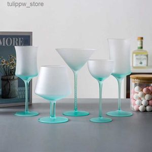 Wijnglazen 150-450 ml Vintage Candy Goblet Goblet Wine Champagne bril Cocktail Y Whisky Cup Home Bar Festival Gift Drinkware L240323