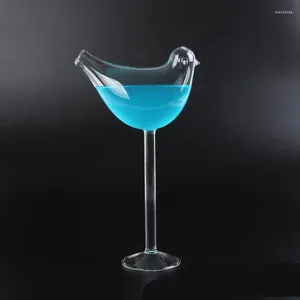 Wijnglazen 150 ml vogel cocktail goblet champagne glas creatieve moleculaire gerookte feest bar drinkbeker sap