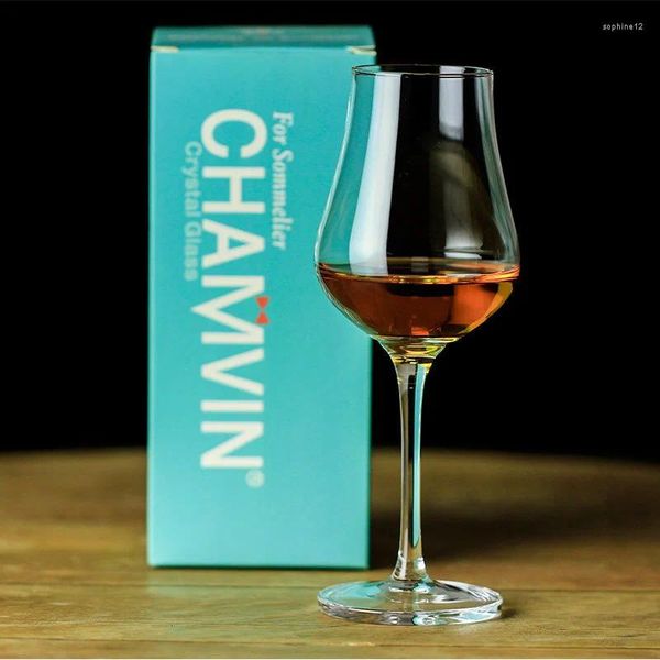 Casas de vino 170 ml de vidrio de degustación de whisky transparente para sumeliers ISO Standard Crystal Professional Chivas Whisky CUPBLET CUP