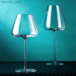 Vers à vin 1pc hih-end laage Capacité Bar Restaurant Weddin Party Wine Set Bordeaux Burundy Red Wine Lass Cup Momenware Drinkware Ift L49