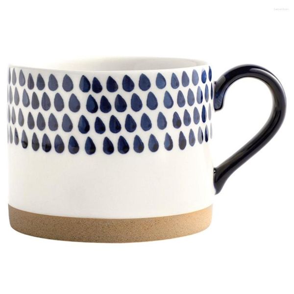 Copas de vino 1 Uds. Taza de café de cerámica nórdica de gran capacidad de 450ml, taza de té de la leche de avena para el desayuno, tazón de fideos instantáneos, regalos novedosos