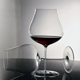 Verres à vin 2 / 1pcs 940/710 ml Crystal Gobe de verre rouge Borgogne Borgondes Borgondes Borgondes Borgondes Borgogne de dégustation de tige longue tasse de mariage